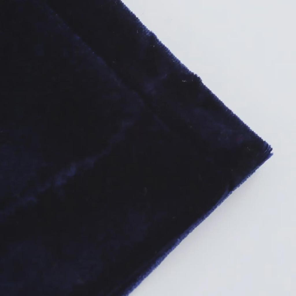 Velvet Bow-Decorated Sleeveless Slim Dress - European & American Style 9388072