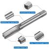 3pcs Thread Tap HSS 6542 Hand Tap Set Taper/Plug/Bottom Thread Screw Taps Tapping Tools 1/4-20 1/2-13 UNC M3 M4 M5 M6 M8 M10 M12