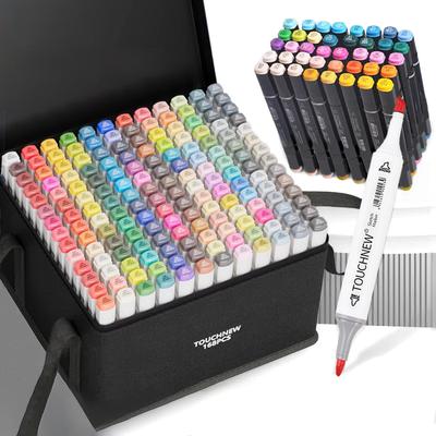 TOUCHNEW 40/60/80/168 Farben COPIC Alkoholmarker Set Zeichenmarker Doppelseitige Spitze Permanent Skizzenmarker Manga Kunstbedarf