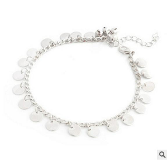 Bohemian Punk Retro Metal Tassel Bell Anklet