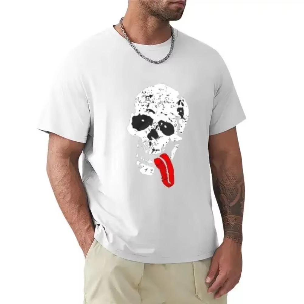 

Футболка с изображением черепа Джесси Пинкмана, летняя одежда, футболки, фирменная футболка, мужская черная футболка XXXXXL белый