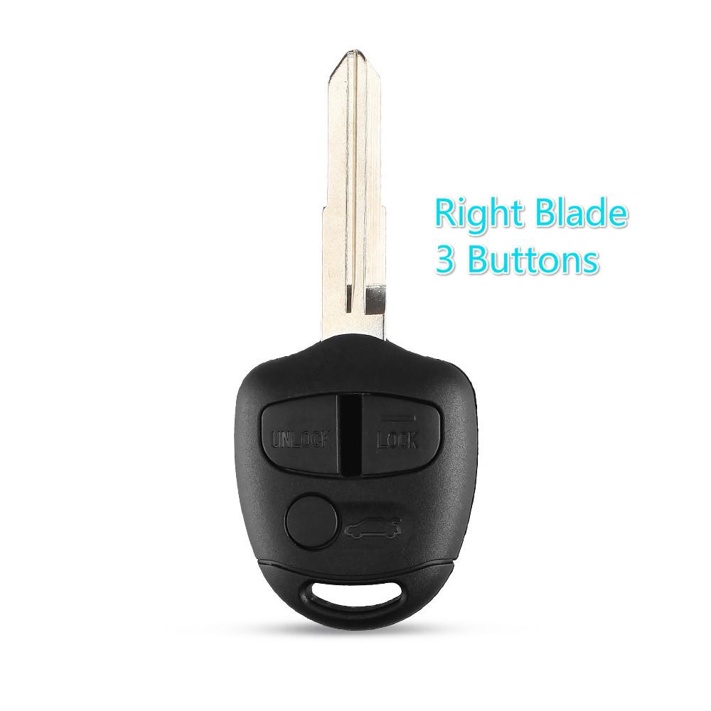S Remote Car Key Shell For Mitsubishi Lancer Outlander Grandis Key Case 2/3 Button Right/Left Mit11/Mit8 Uncut Blade
