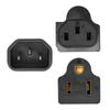 C14 To C13 5-15R Splitter Power Cord Extension Cable IEC 320 C14 Male To 5-15R Female Splitter Adapter Cable Cord