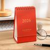 2026 Desk Calendar JAN 2026 - DEC 2026 Standing Flip Desktop Calendar 12 Months Planner with Twin-Wire Binding for Home Office School