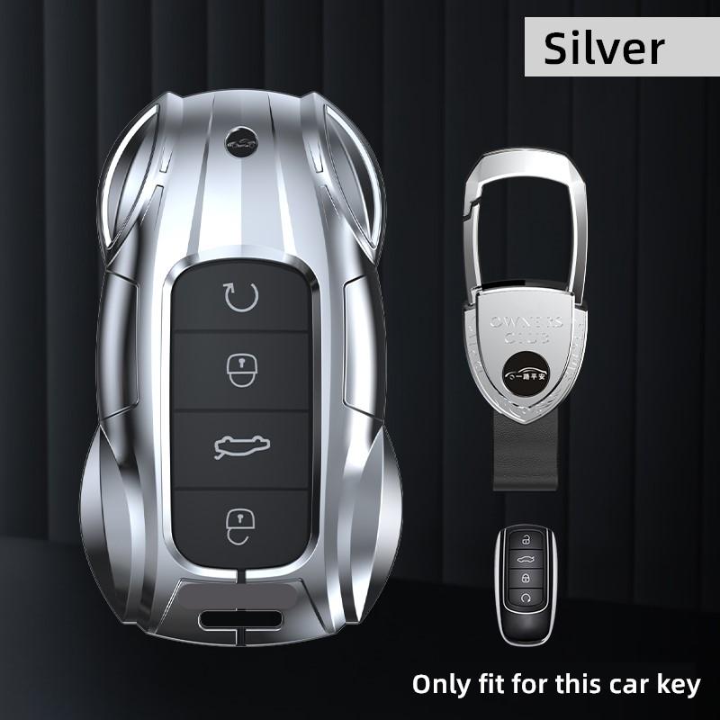 Metal Car Remote Key Cover Case Holder Protector Bag Keychain Styling Fob For Chery Arrizo 5 Plus 8 Tiggo 8 PRO 7 Plus 9 Omoda 5