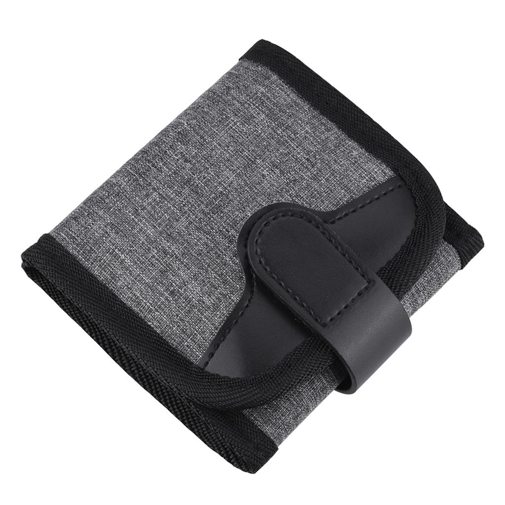 Camera Lens Filter Bag 3-Pocket Filter Carrying Case Up To 72mm Water-Resistant Dustproof CPL ND UV Filter Pouch Holder