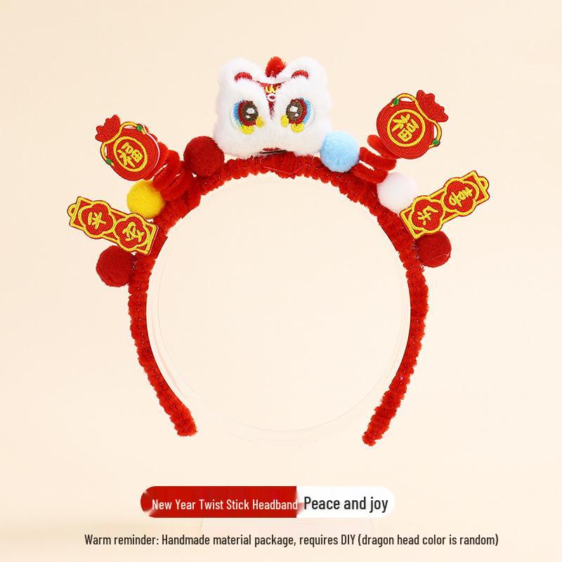 DIY Peking Opera Headband & Hair Accessories Kit for Dragon Boat Festival Team-Building Activity