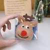 Cartoon Coral Fleece Hanging Hand Towel - Absorbent Christmas Gift for Kitchen & Bathroom