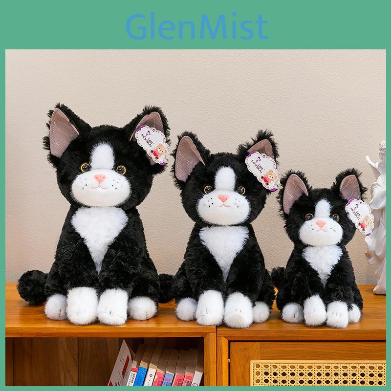 Super Cute Cat Cartoon Plush Doll With Pp Cotton Filling For Birthday Gift And Collection
