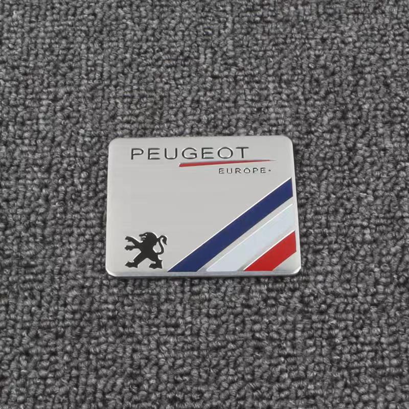 Samolepky na auto 3D hliníkové loga pro auto Peugeot 206 3008 208 308 307 2008 207 107 5008 4008 Dekorace karoserie auta Paster