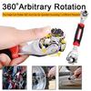 Universal Wrench 52 In 1 Socket Wrench Tool with Multifunction 360 Degree Rotating Head, Tool Kit for Home and Car Repair