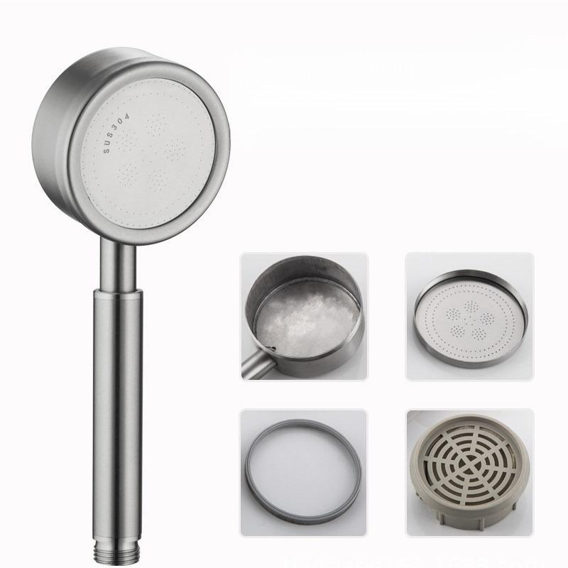 304 Stainless Steel Shower Head High Pressure Bathroom Shower Handheld High Pressure Handheld Shower Head
