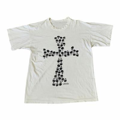 Nostalgic Retro Summer New Harajuku Genderless Loose Short-sleeved T-shirt Pure Cotton Tee Personalized European and American