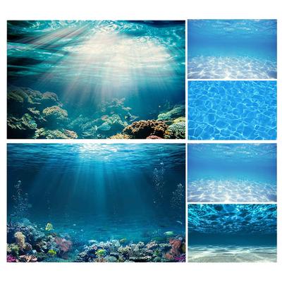 Polyester Ozean Sonnenlicht Unterwasser Szene Hintergrund, Vielseitige Raumdekoration für alle Jahreszeiten, Wandbanner für Fotokabinen, Partys und Feiertagsdekorationen