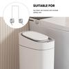 6pcs Garbage Can Torsional Spring Stainless Steel Replacement Kit For Flip-Top Trash Bin Lid Repair Universal Fit Outdoor