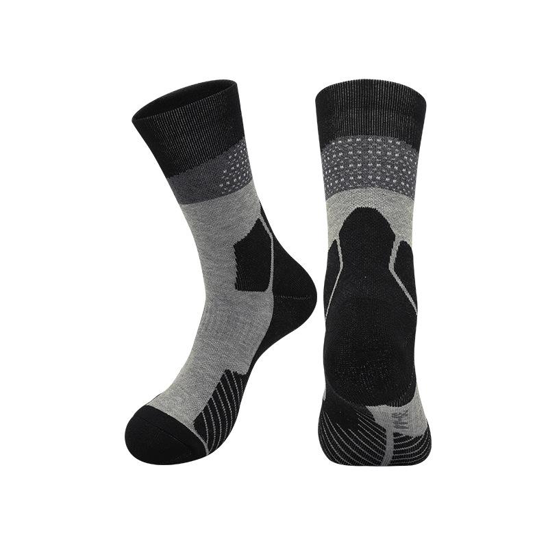 Meias de Caminhada e Esportes Antiderrapantes de Lã Merino para o Verão - Respiráveis e Quentes