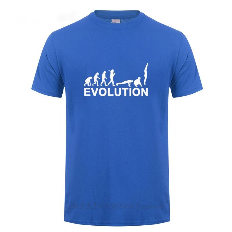 Evolution Burpees Instructor Crossfit TShirt Funny Birthday Gift For Men Dad Father Husband Short Sleeve O Neck Cotton T Shirt