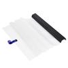 EHDIS Car Door Panel PET Cover Waterproof Gaurd Protection Glass Cleaning Window Film Tint Install Water Shield Sheet 2pcs/Pack