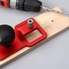 Heavy Duty Aluminum Alloy Hole Puncher Space Saving Fit for Office School Woodworking Projects Ergonomic Handle Design