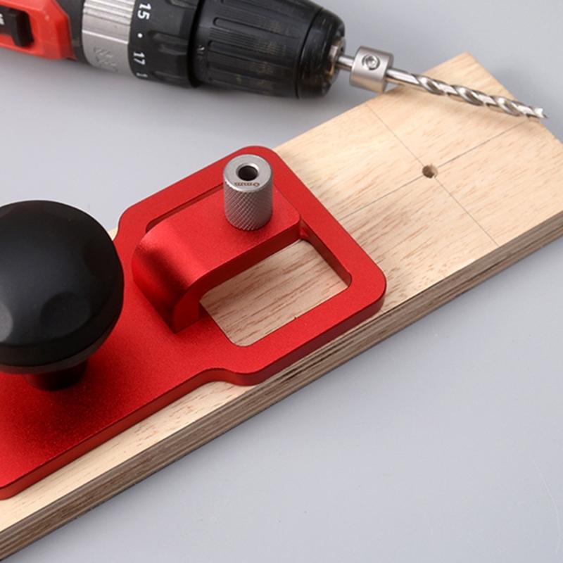 Heavy Duty Aluminum Alloy Hole Puncher Space Saving Fit for Office School Woodworking Projects Ergonomic Handle Design