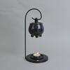 1pc Essential Oil Burner with Iron Hook, Ceramic Aromatherapy Decor, Indoor Fragrance Ornament (Without Incense)