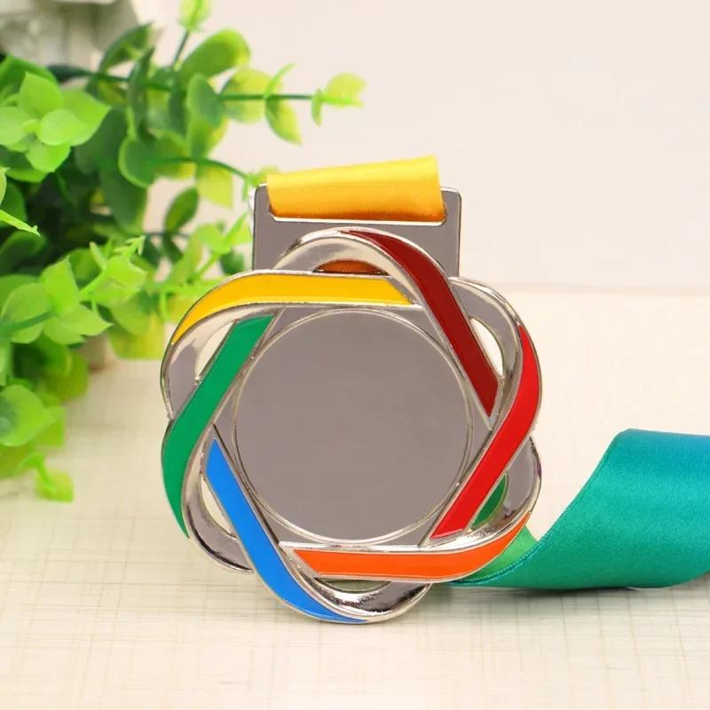 Free Customized Logo Sports Medals Gold Silver Bronze Metal Medal Award Personalized Souvenir for Game Sports Competition Winner