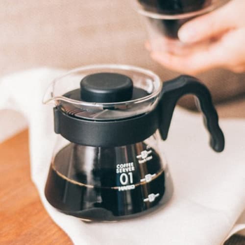 HARIO V60 Coffee Server Practical Capacity 700ml Black Made In Japan VCS-02B