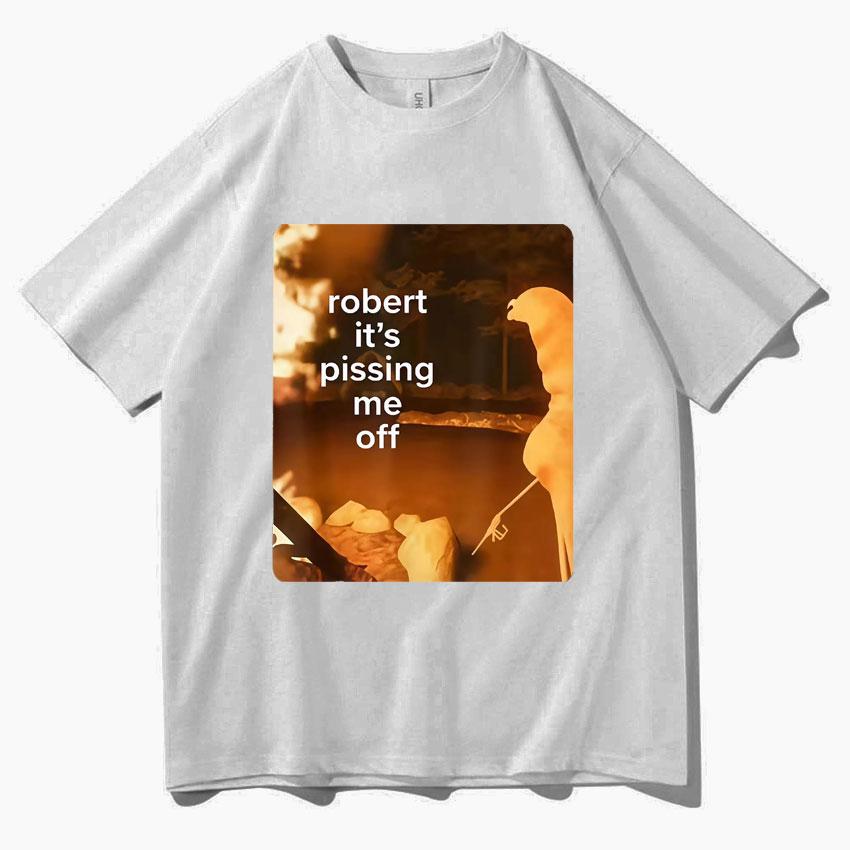 Harajuku Style Marcus The Worm Robert Meme Tshirt Men Women Pop Graphics Fashion Cotton Crewneck Oversized Short Sleeve Clothes