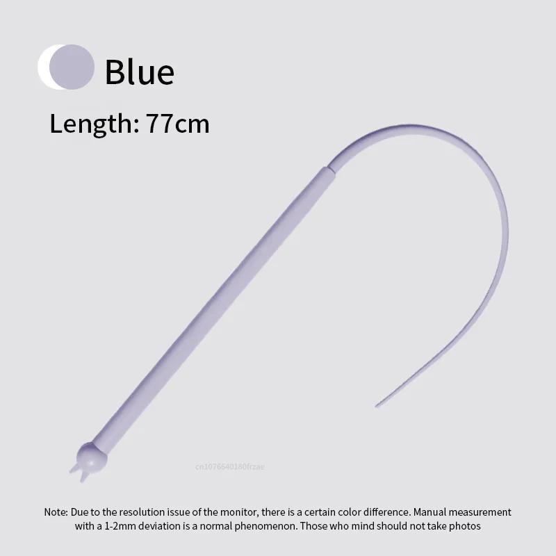 

Silicone Cat Teaser Stick Interactive Mouse Tail Replaceable Pole Simulation Mouse Catching Toy for Kitten Indoor Chew Resistant синий