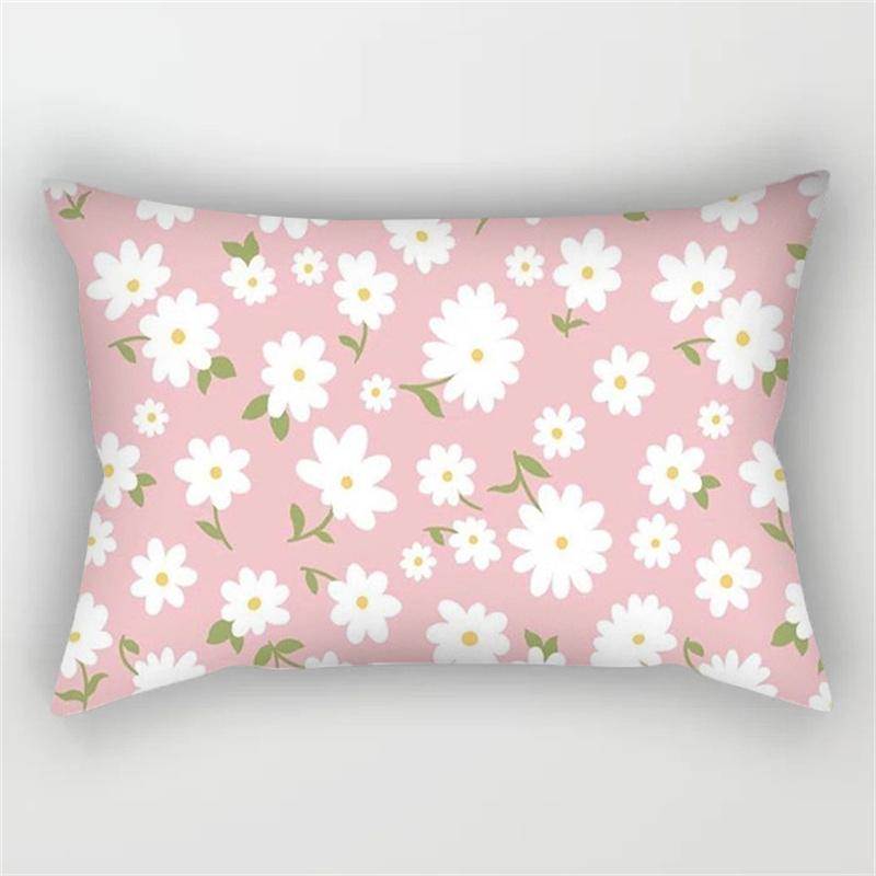 30x50cm Tropical Plant Polyester Pillow Cases Sofa Chair Living Room Home Decoration Green Leaves Plant Sunflower Pillowcase