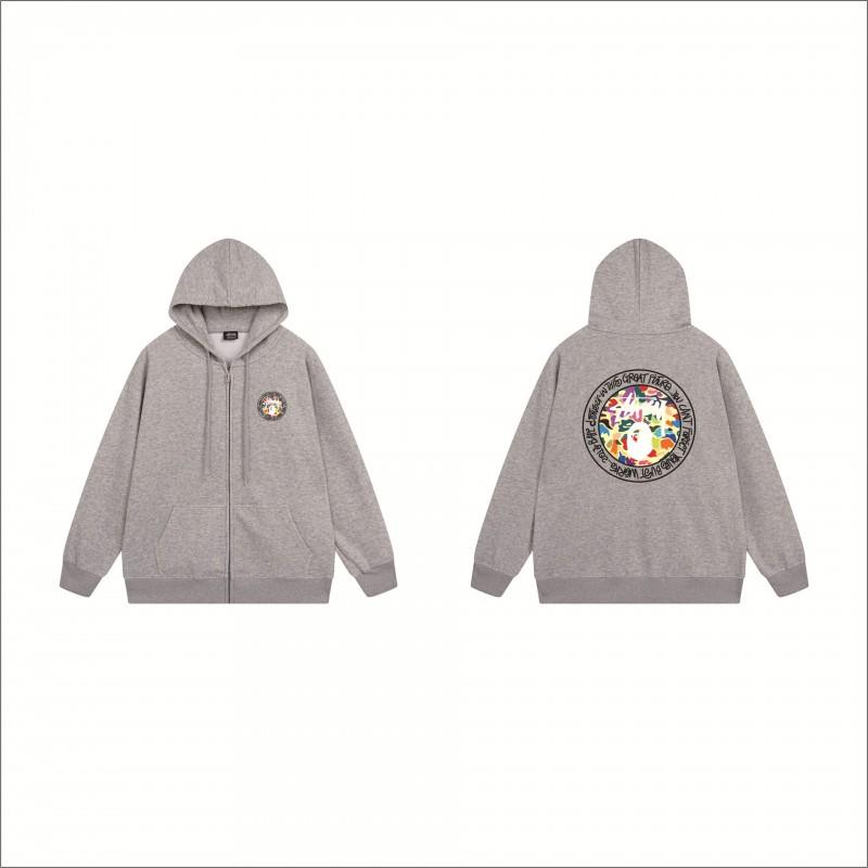 Stu Print Kapuzenpullover Langarm Herren Damen Winter Freizeit Übergroß Pullover