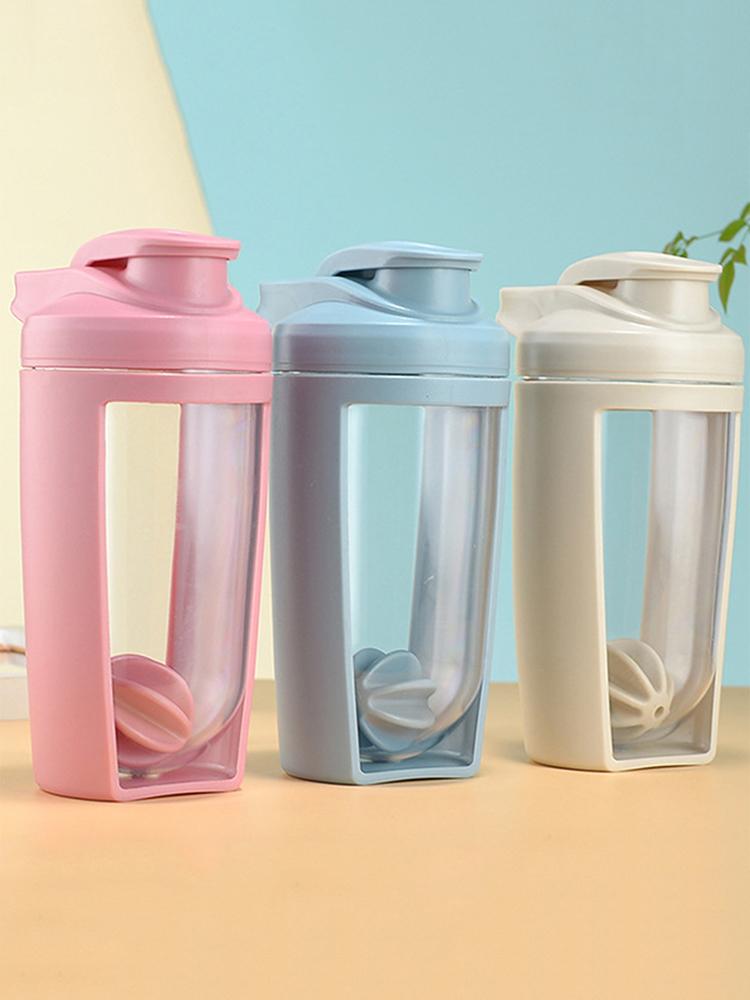 500ml Protein Shaker Bottle Leak Proof Sports Water Bottle Portable Protein Powder Mixer Cup for Protein Mixes Supplement Shakes
