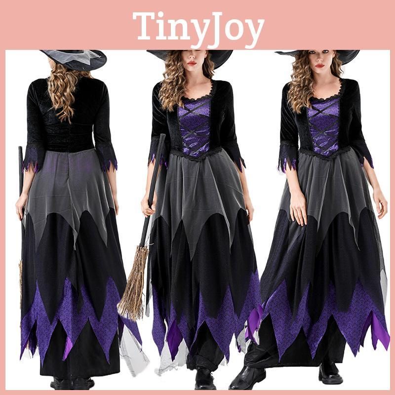 Costume Witch Cosplay With Polyester Material For Halloween And Cosplay Parties
