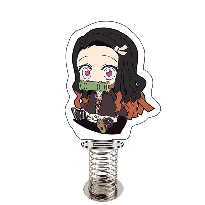 

Аниме игры Demon Slayer мультфильм стенд модель игрушки прозрачный настольный декор распаковать