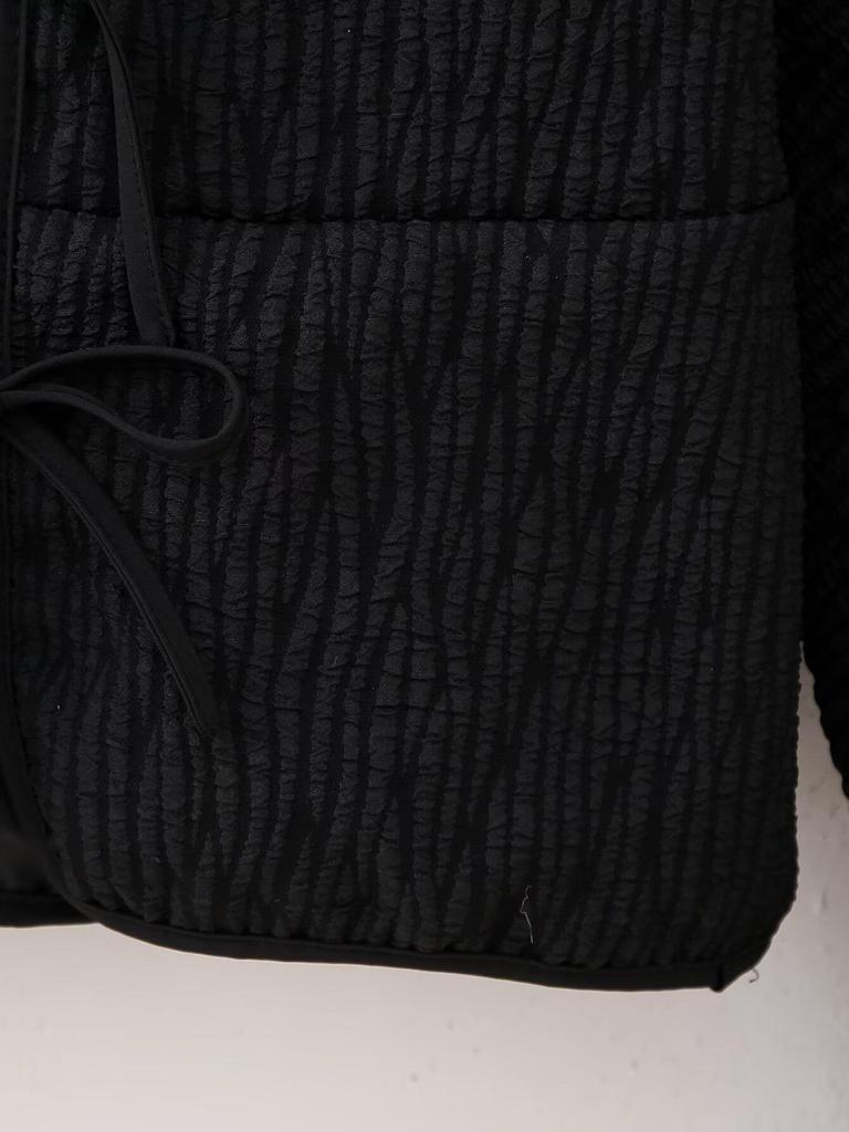 European & American Women's Trendy Street Style Fur Splicing Cardigan Jacket.