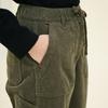 CHIQUITA [Winter 24] Work Pants (Corduroy) Khaki 244505Skh