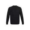 Under Armour Solid Color Logo Print Crew Neck Sweatshirt Men Tops Black 1374250-001