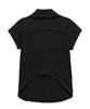 PAHISUM Button Collar Slim Tee_Black