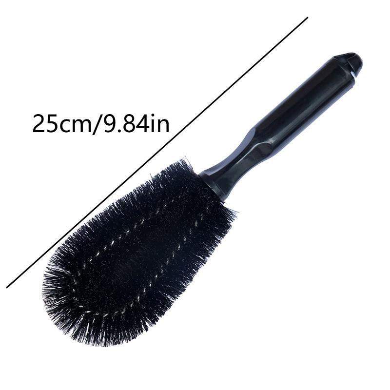 Car Wheel Brush Tire Cleaning Brushes Car Rim Scrubber Cleaner Duster Handle Motorcycle Truck Wheels Car Detailing Brush