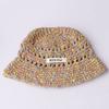 five pointed star Colorful fringe Woolen Hat Women's Autumn and Winter Cute Handmade Plush Hat Knitted Fisherman Bucket Hats