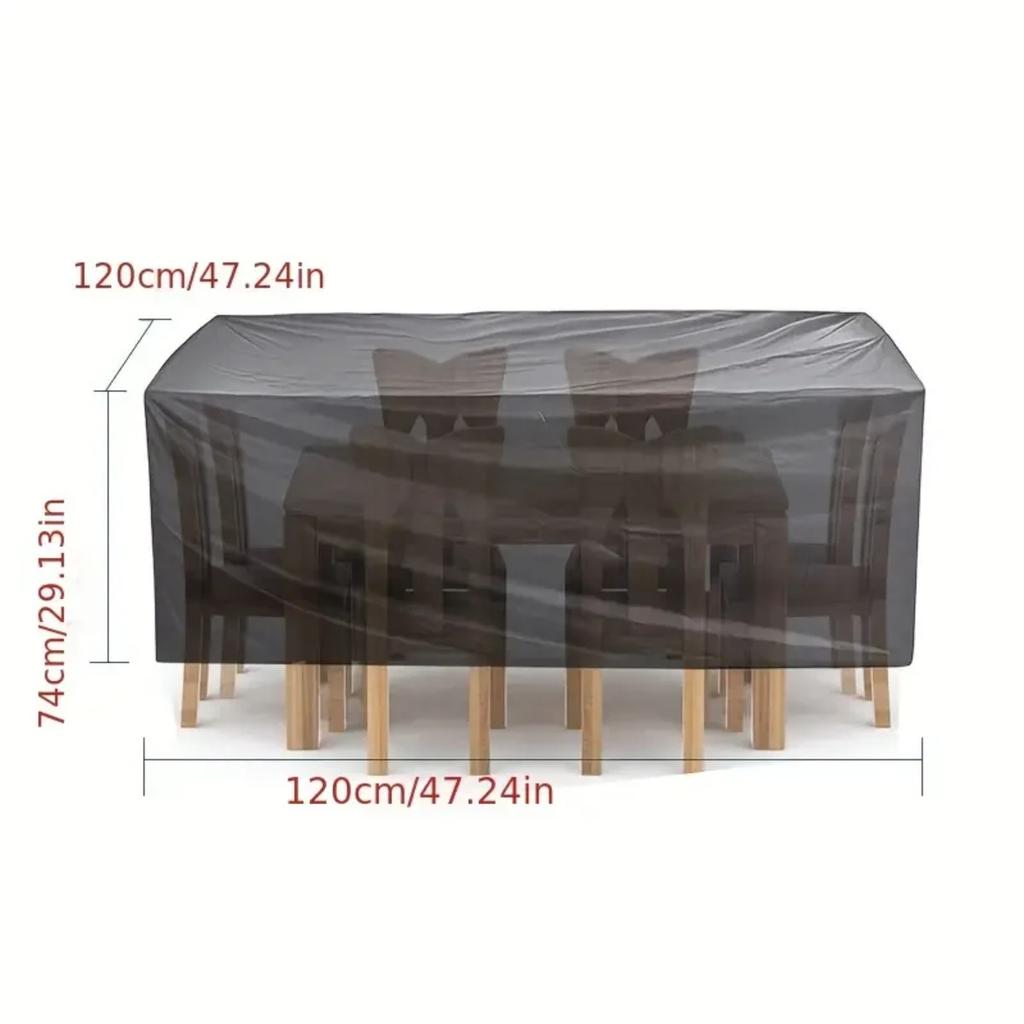 240 Sizes of Patio Furniture Covers, Table and Chair Covers, Waterproof, Dustproof, UV-proof 210D Oxford Cloth Protective Cover