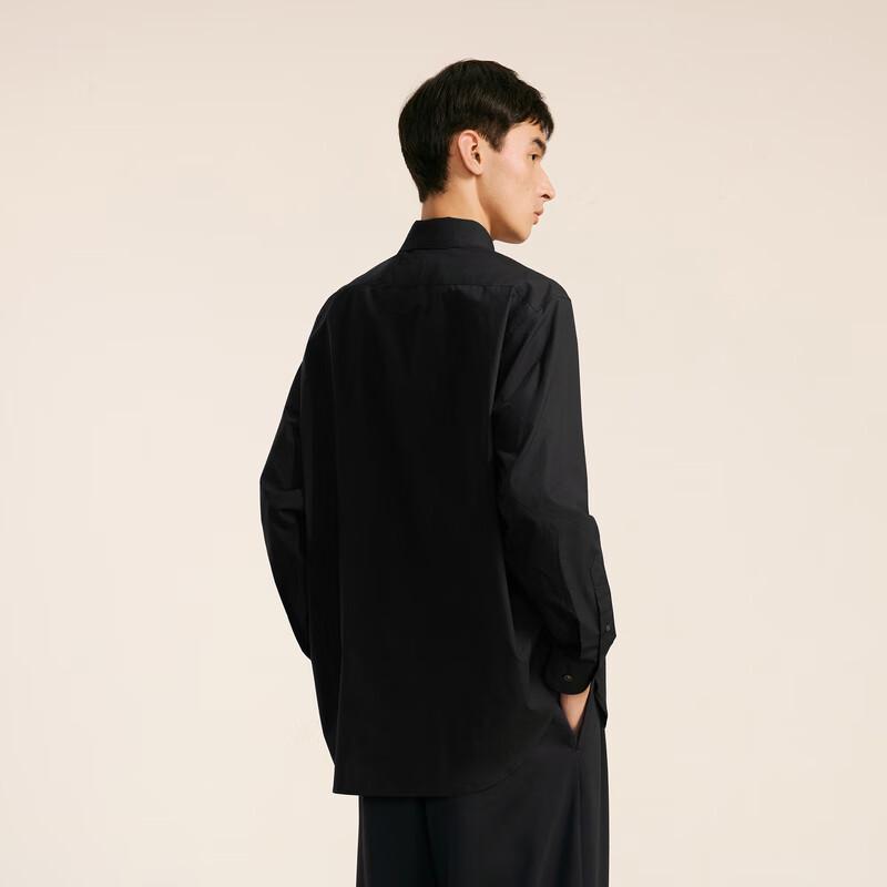 CROQUIS Men's 2024 Autumn Long-Sleeve Relaxed Fit Collared Shirt