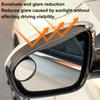 1Pair Blind Spot Mirror Vehicle Rearview Accessory 2-in-1 Wide Angle Round Blind Spot Mirror For Commuting Camping Daily Offroad