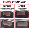 Auovo Anti Dust Door Mats for Chevy Traverse Accessories      2018 Interior  Fit Door Cup Center Console Liners 28pcs/Set (Red,Updated)