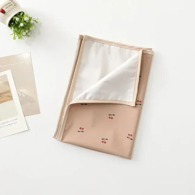 PU Waterproof Baby Diaper Mat - Soft Leak-Proof Washable Newborn Urine Pad Reusable Changing Pad Liners & Picnic Travel Mats