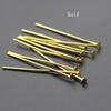 200pcs 15 25 30 40 50 70mm Length Silve Metal Flat Head Pin Headpin Needles for DIY Jewelry Making Findings Accessories Supplier