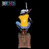 20cm Anime One Piece Figure Squatting Ghost Island Trafalgar D. Water Law Action Figures Scene Pvc Model Statue Ornamen Toys Gif