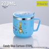 304 Stainless Steel Cartoon Water Cup with Lid for Kids - Children's Milk and Drinking Mug