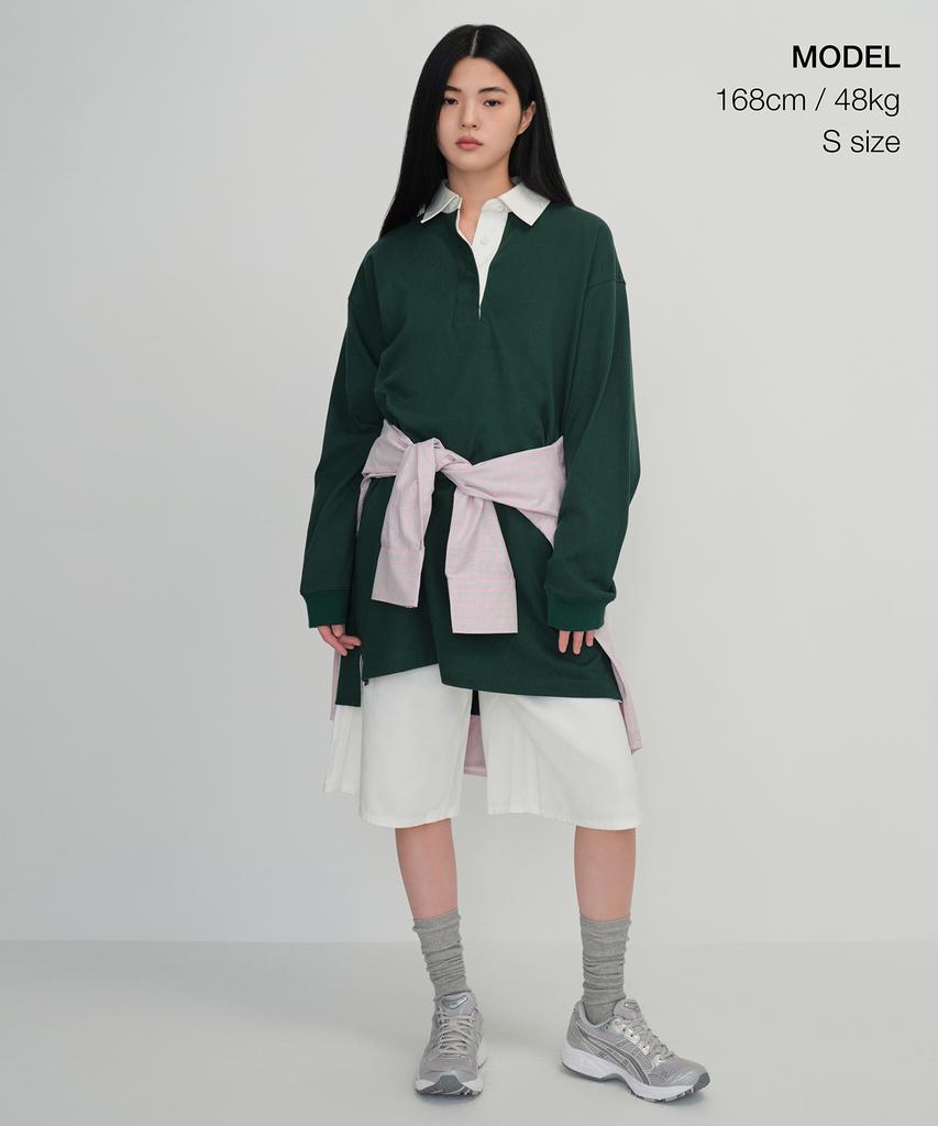 Musinsa Standard Woman Women'S Oversized Rugby Dress [Green]