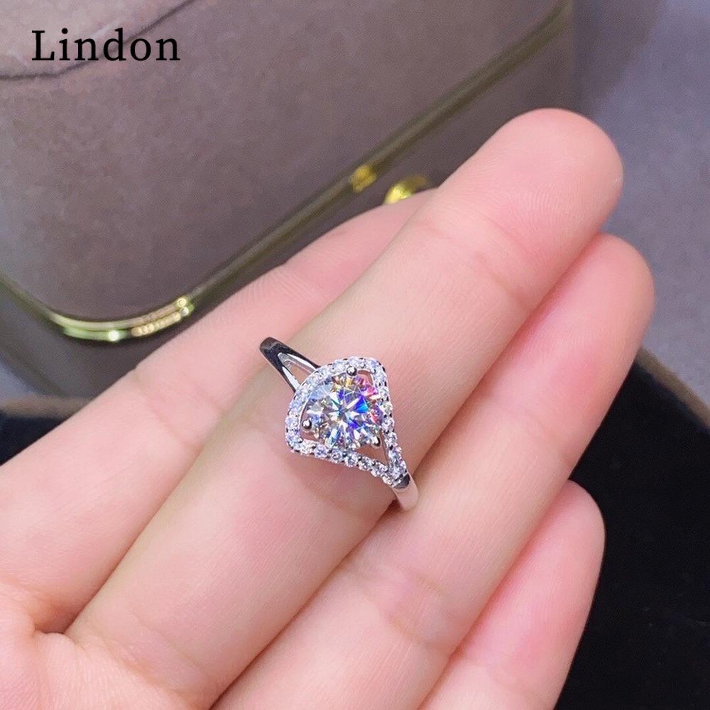 Lindon Classic Copper Alloy Zircon Ring Ladies Jewelry Wedding Promise Party Gift